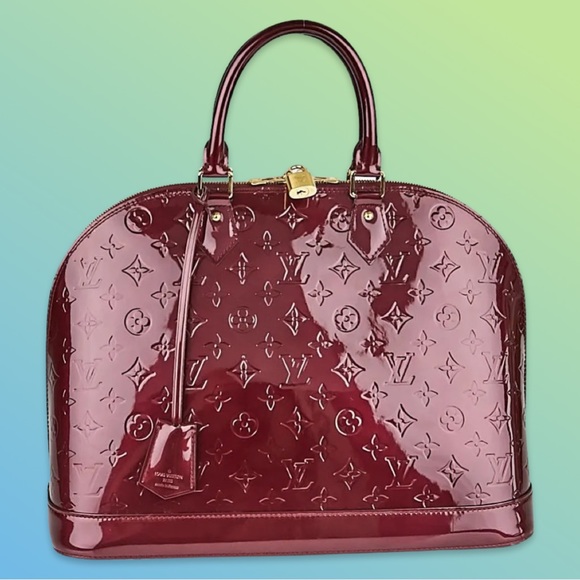 Louis Vuitton Handbags - Louis Vuitton Vernis Alma GM Rouge Fauviste
